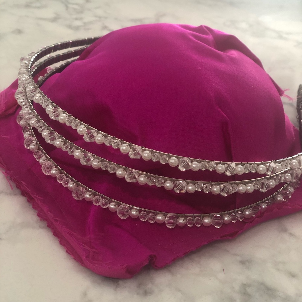 Swarovski three tier Head piece